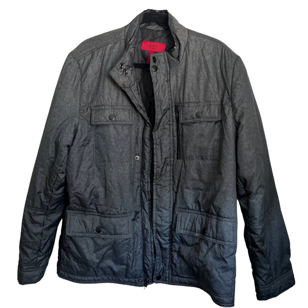 Alfani Men's Charcoal Gray Slim Fit Outerwear Jacket - Picture 3 of 5